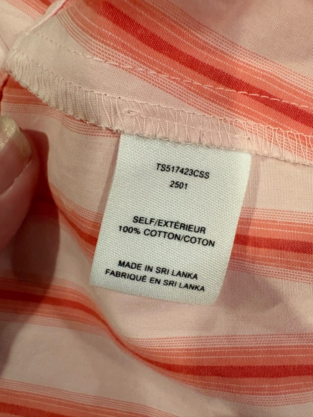 Derek Lam 10 Crosby Caroline Striped Cotton Tie-Front Peplum Top - Picture 8 of 9